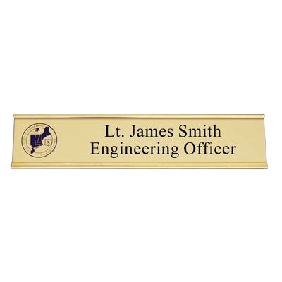 UNICOR Shopping: United States Coast Guard Desk Plate Insert .